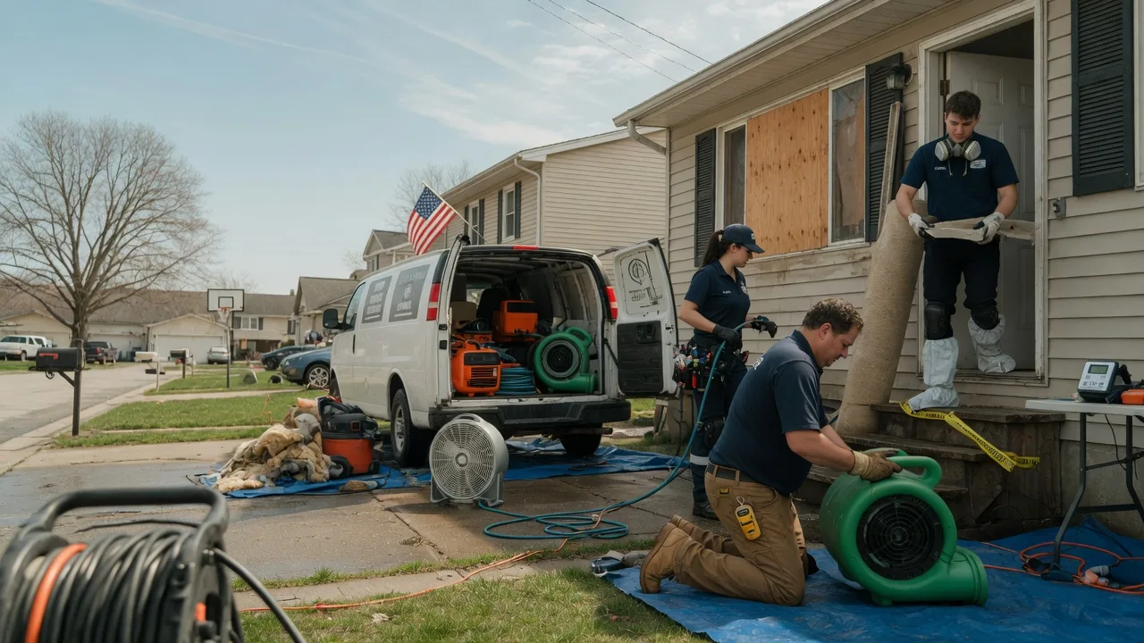 Water Damage Restoration in Orland, IN near me